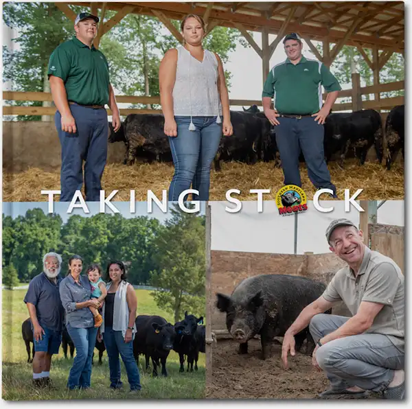 Cover of the book 'Taking Stock', stories of Southern Maryland Farms